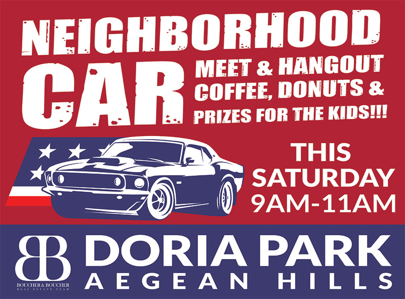 Aegean Hills car show fun Memorial Day weekend at Doria Park Aegean Hills Mission Viejo